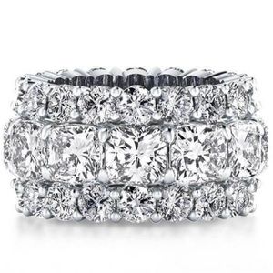 Elegant Silver Diamond Ring